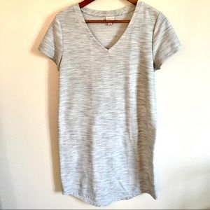Cute Gray T-shirt Dress Size M